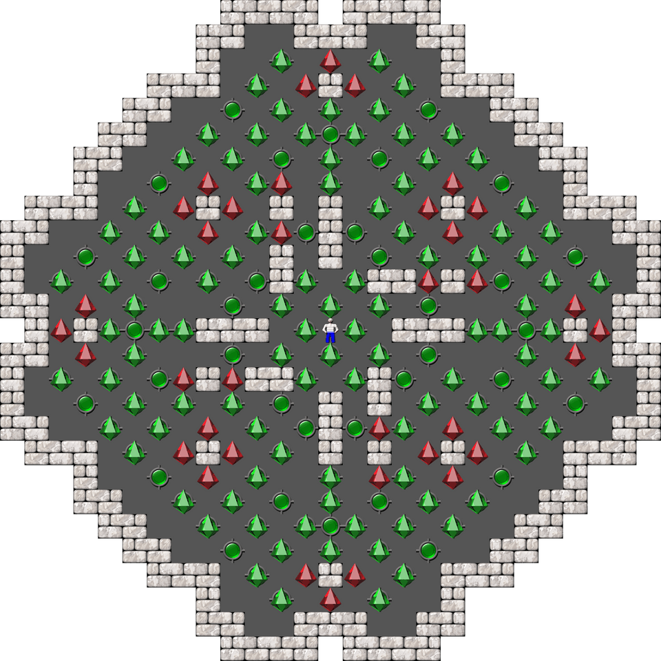 Sokoban Sasquatch 07 Arranged level 111